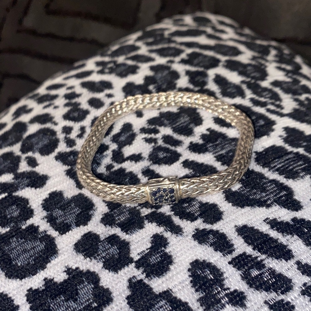 John Hardy Silver Woven Bracelet